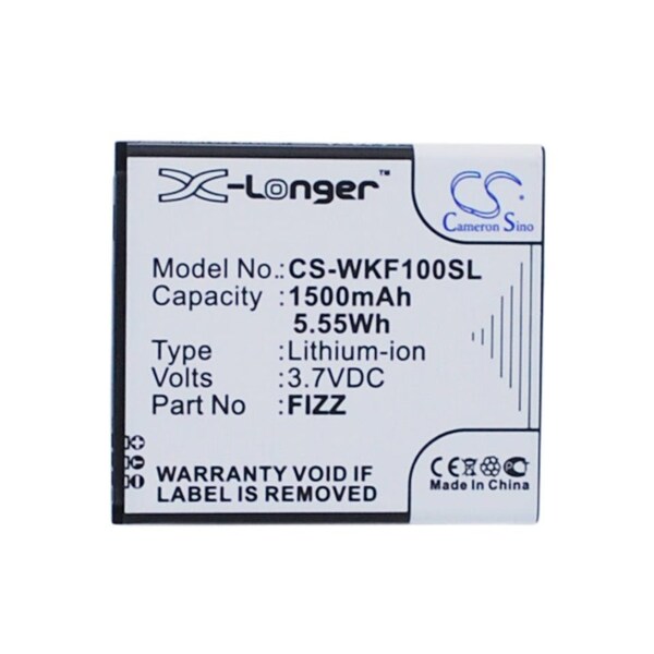 Bsc Preferred Wiko Fizz Mobile Phone Replacement Battery - CS-WKF100SL