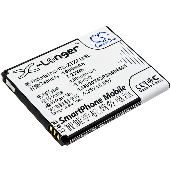 Bsc Preferred ZTE Jasper Jasper Lte Z718 Z718TL Mobile Phone Replacement Battery - CS-ZTZ718SL