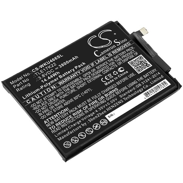 Bsc Preferred Wiko P4661AN U Feel Go Mobile Phone Replacement Battery - CS-WKU466SL