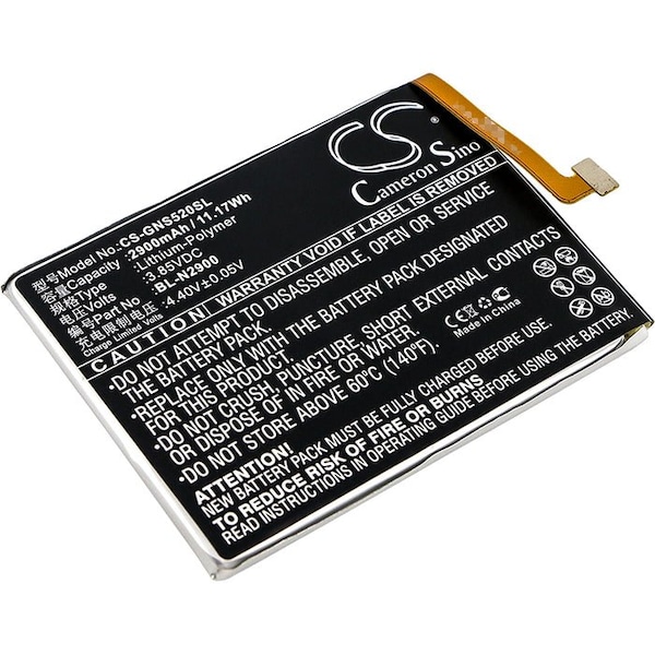 Bsc Preferred Gionee GN3001 GN3001L S5 Mobile Phone Replacement Battery - CS-GNS520SL