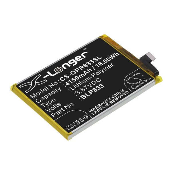Bsc Preferred OPPO Realme V15 5G RMX3092 Mobile Phone Replacement Battery - CS-OPR833SL