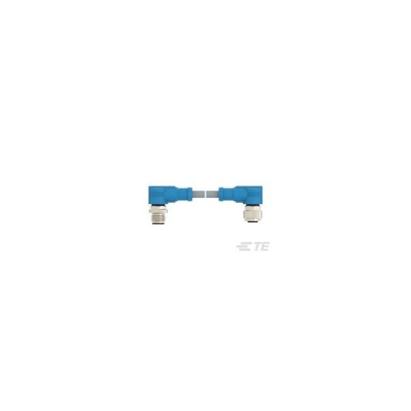 Cables de sensor / cables de actuador Te Connectivity M12-4Mr-5.0Sh M12-4Fr-Pur - T4162224004-005