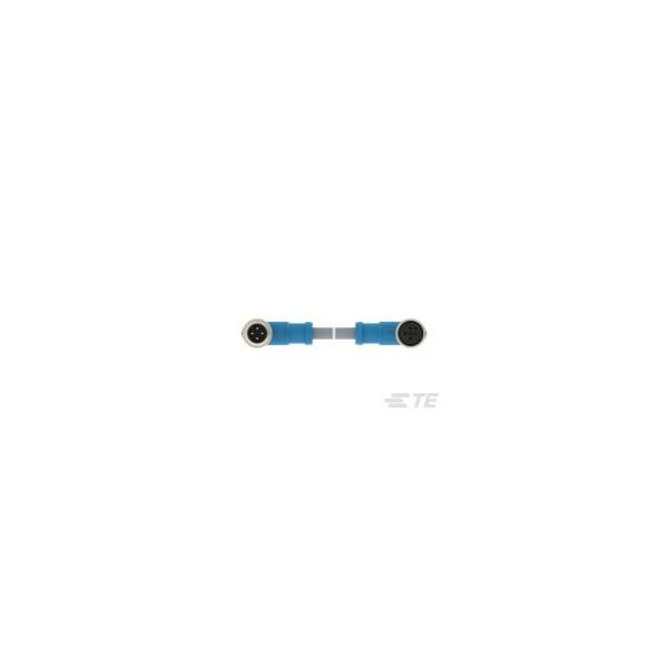 Cables de sensor / cables de actuador Te Connectivity M12-4Mr-5.0Sh M12-4Fr-Pur - T4162224004-005