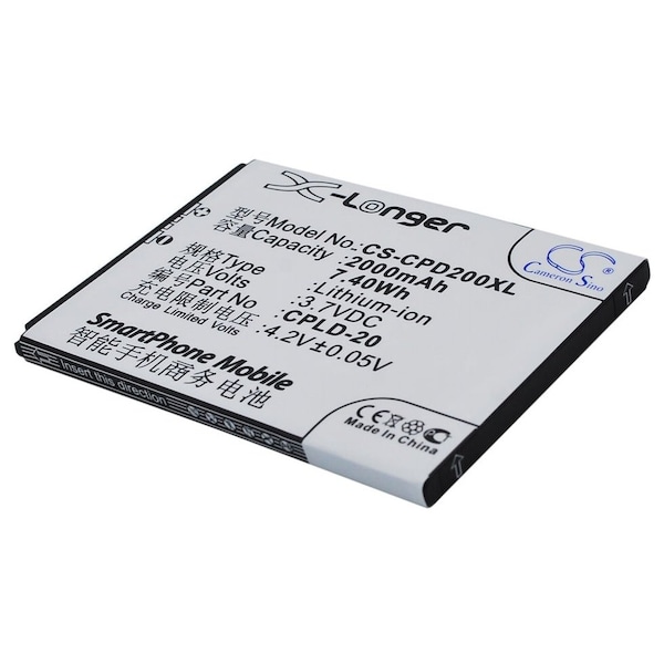 Bsc Preferred Coolpad 8730 8736 8920 2000mAh Mobile Phone Replacement Battery - CS-CPD200XL