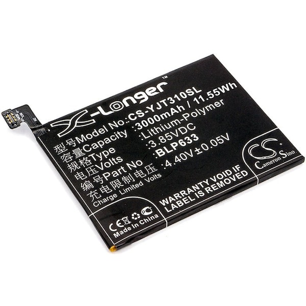 Bsc Preferred Oneplus 3T 3T Dual SIM A3010 Rain Mobile Phone Replacement Battery - CS-YJT310SL