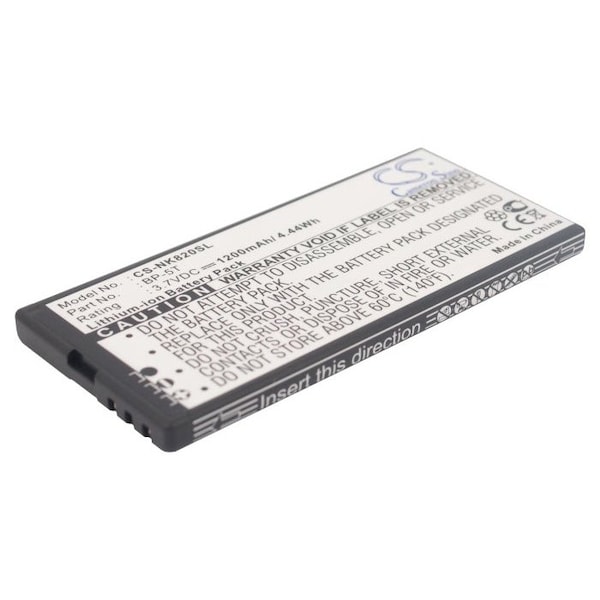 Bsc Preferred Nokia Arrow Lumia 820 Lumia 820.2 Lumia 825 1200mAh Mobile Phone Replacement Battery - CS-NK820SL