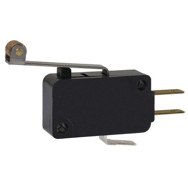 Interruptor de Acción Rápida Miniatura Honeywell, Palanca, Largo, Actuador de Rodillo, SPDT, Clasificación de Contacto 15A @ 240V AC - V7-1C17D8-207