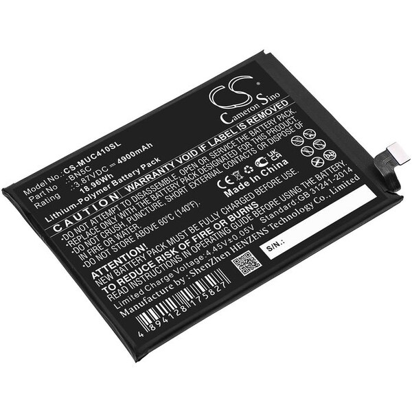 Bsc Preferred Poco M4 5G MZB0BRZIN Mobile Phone Replacement Battery - CS-MUC410SL