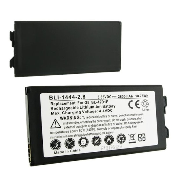 Empire Empire BLI-1444-2.8 3.85V LG BL-42D1F G5 3.85 2800 mAh Li-ion Battery - 10.78 watt - BLI-1444-2.8