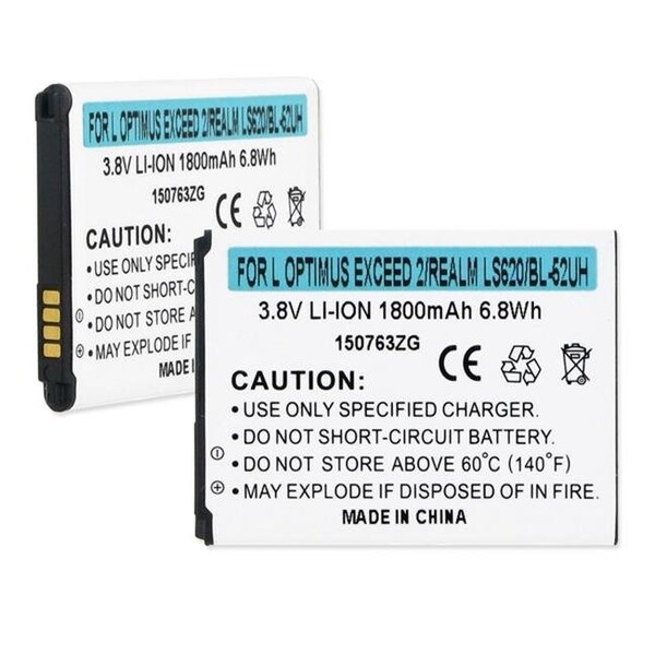 Empire Empire BLI-1421-1.8 LG Bl-52UH 3.8V 1800 mAh Li-ion Battery - 6.84 watt - BLI-1421-1.8