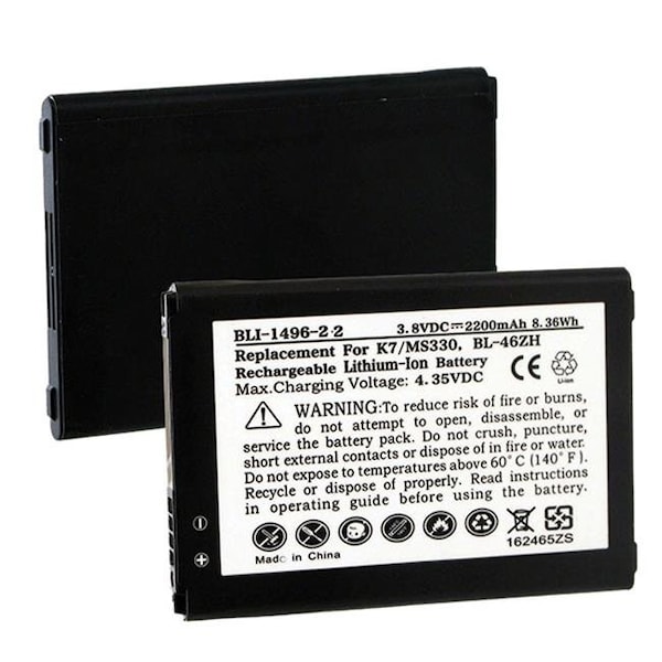 Empire Empire BLI-1496-2.2 LG Bl-46Zh 3.8V 2200 mAh Battery Li-ion Battery - 8.36 watt - BLI-1496-2.2