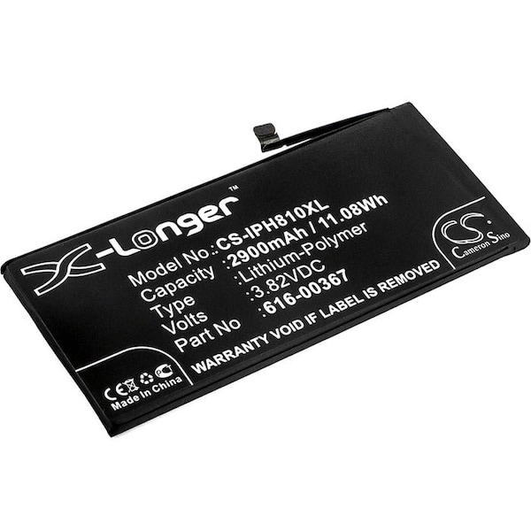 Bsc Preferred Apple MQ8D2LL MQ8F2LL MQ8G2LL MQ8H2LL MQ8J2LL 2900mAh Mobile Phone Repl. Battery - CS-IPH810XL