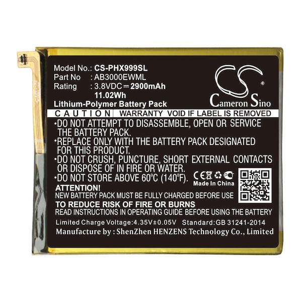 Bsc Preferred Philips I999 Xenium I999 Mobile Phone Replacement Battery - CS-PHX999SL