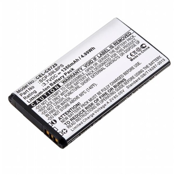 Dantona Dantona Industries CEL-C6725 Replacement Cell Phone Battery for Kyocera SCP-59LBPS - CEL-C6725