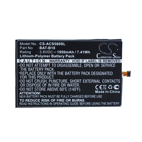 Bsc Preferred Acer Liquid Jade Liquid Jadeplus S55 Mobile Phone Replacement Battery - CS-ACS560SL