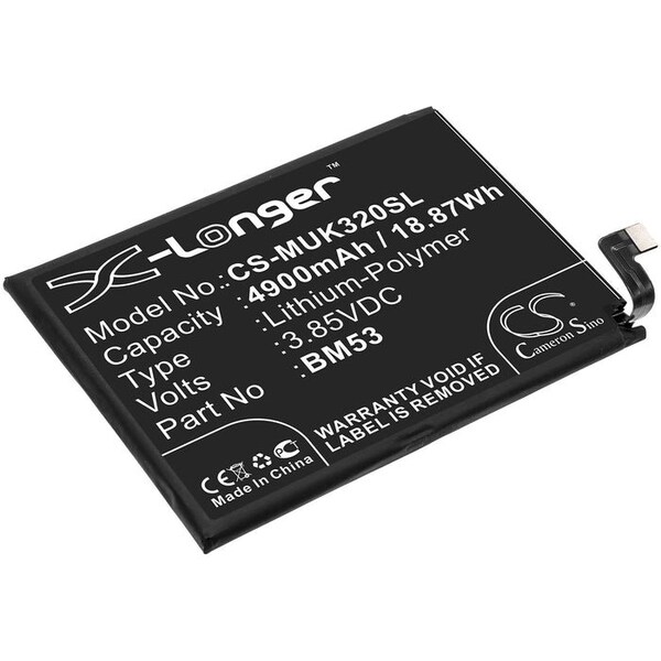 Bsc Preferred Xiaomi M2007J3SY Mi 10T 5G Mobile Phone Replacement Battery - CS-MUK320SL.2