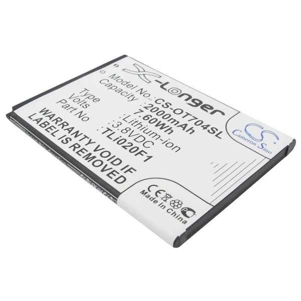 Bsc Preferred TCL A450TL J720 J720T J726T J730U J736L J738M OT-4037V OT-5017 Mobile Phone Replacement Battery - CS-OT704SL.4