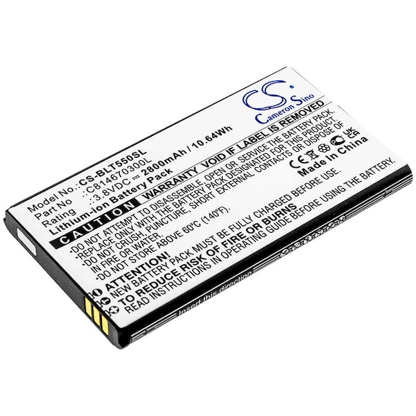 Bsc Preferred BLU T550 Tank 2.4 Torch Mobile Phone Replacement Battery - CS-BLT550SL