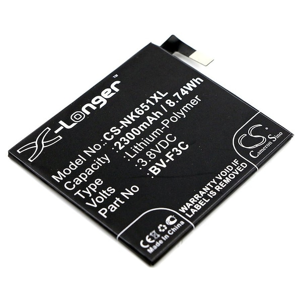 Bsc Preferred Nokia Lumia 650 XL Mobile Phone Replacement Battery - CS-NK651XL.2