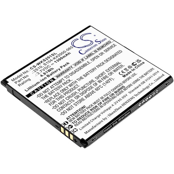 Bsc Preferred WIKO Sunny 2 V2510 Mobile Phone Replacement Battery - CS-WKS251SL