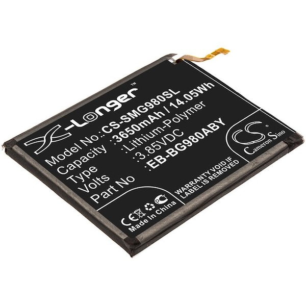 Bsc Preferred Samsung SGH-N410 SM-G980F SM-G980F DS SM-G981D SM-G981N Mobile Phone Repl. Battery - CS-SMG980SL