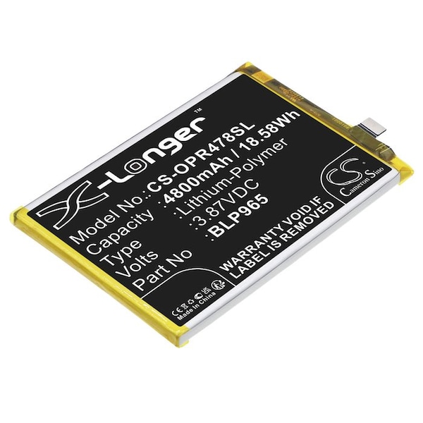 Bsc Preferred OPPO K10x 5G PGGM10 Mobile Phone Replacement Battery - CS-OPR478SL.1