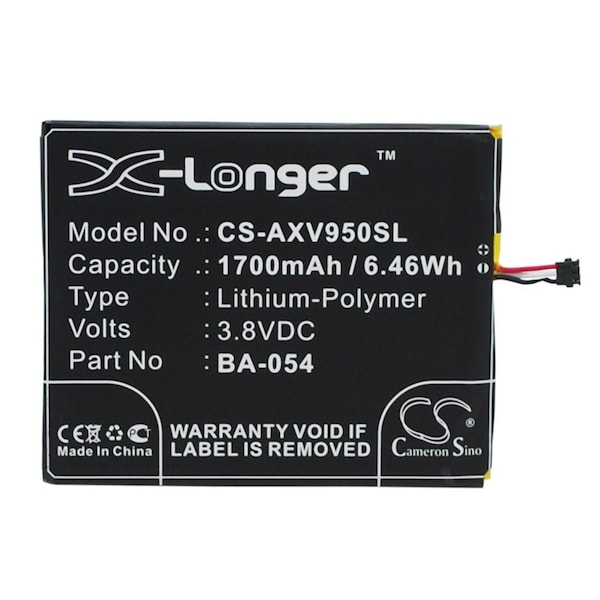 Bsc Preferred AUX i7 Air V950+ Mobile Phone Replacement Battery - CS-AXV950SL