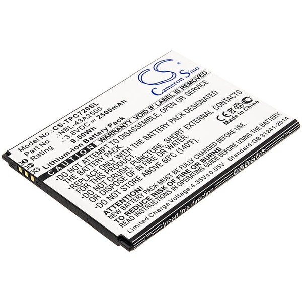 Bsc Preferred Neffos C7s TP7051A TP7051C Mobile Phone Replacement Battery - CS-TPC720SL.1