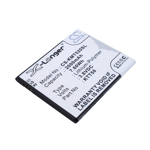Bsc Preferred Kazam Tornado 2 Tornado2 5.0 Mobile Phone Replacement Battery - CS-KMT520SL