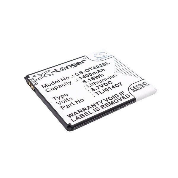 Bsc Preferred Alcatel One Touch Pixi First OT-4024 OT-4024D OT-4024X Mobile Phone Replacement Battery - CS-OT402SL