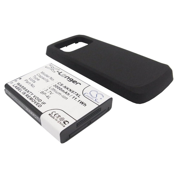 Bsc Preferred Nokia N97 3000mAh Black Mobile Phone Replacement Battery - CS-NKN97XL