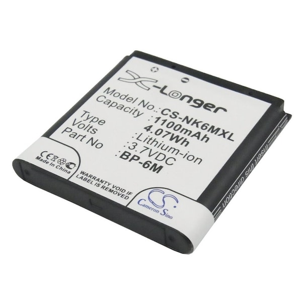 Bsc Preferred Nokia N73 N73 Music Edition N93 N93 RM-5 Mobile Phone Repl. Battery - CS-NK6MXL.2