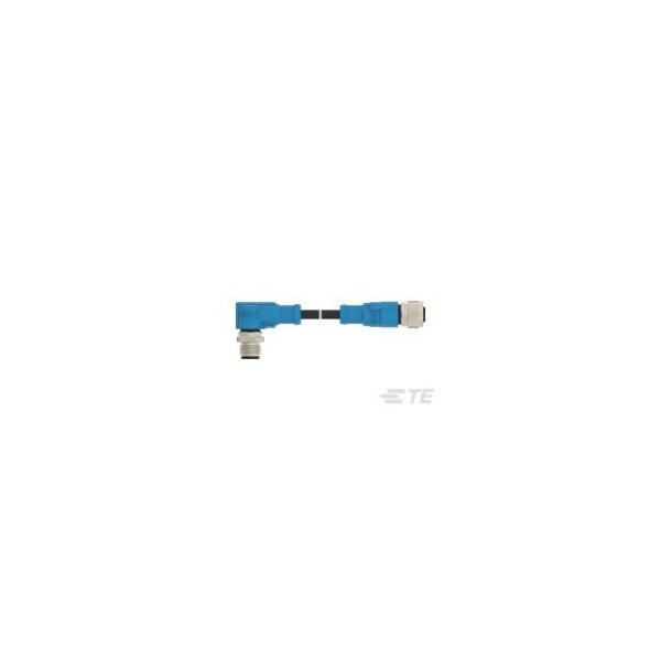 Cables de sensor / Cables de actuador Te Connectivity M12-5Mr-0.5Sh M12-5Fs-Pur - T4162223005-001