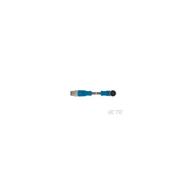 Cables de sensor / Cables de actuador Te Connectivity M12-4Ms-5.0Sh M12-4Fr-Pur - T4162124004-005
