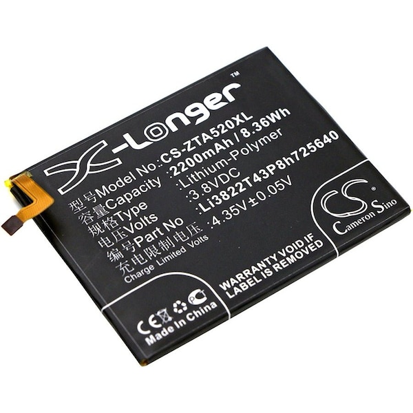Bsc Preferred ZTE BA510 Blade A510 Mobile Phone Replacement Battery - CS-ZTA520XL