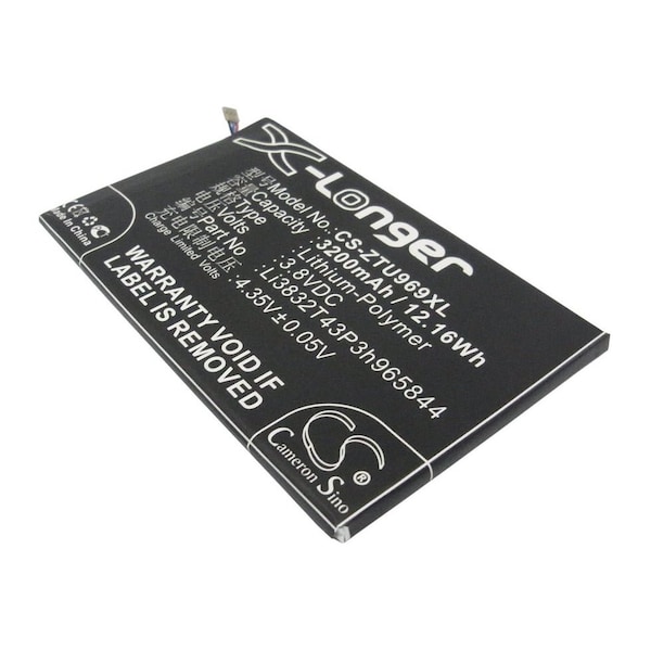 Bsc Preferred Boostmobile MAX N9520 3200mAh Mobile Phone Replacement Battery - CS-ZTU969XL.2