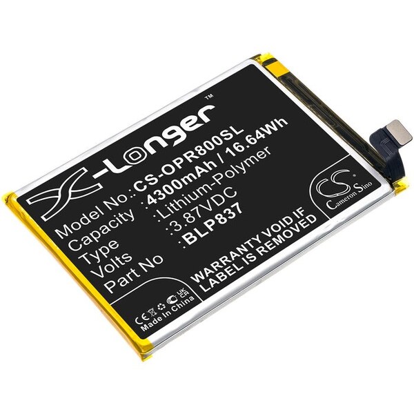 Bsc Preferred Oppo Realme 8 Pro Mobile Phone Replacement Battery - CS-OPR800SL