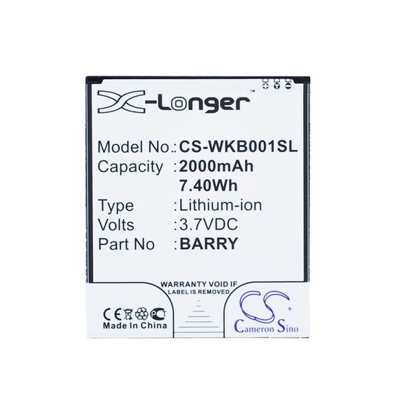 Bsc Preferred Wiko Barry Barry Dual SIM Mobile Phone Replacement Battery - CS-WKB001SL