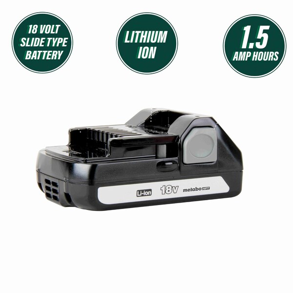 Metabo Hpt 18V Cordless Li-Ion 3.0Ah Slide Compact Battery - 339782M