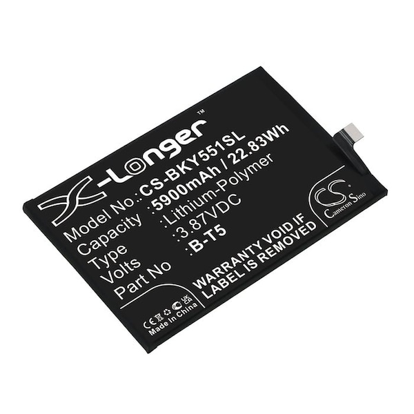Bsc Preferred Vivo V2164A Y55s Y55s 5G 2021 Mobile Phone Replacement Battery - CS-BKY551SL