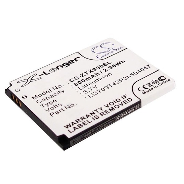 Bsc Preferred At&T GX930 GX991 UX990 X930 Z331 Z432 Mobile Phone Replacement Battery - CS-ZTX990SL.1