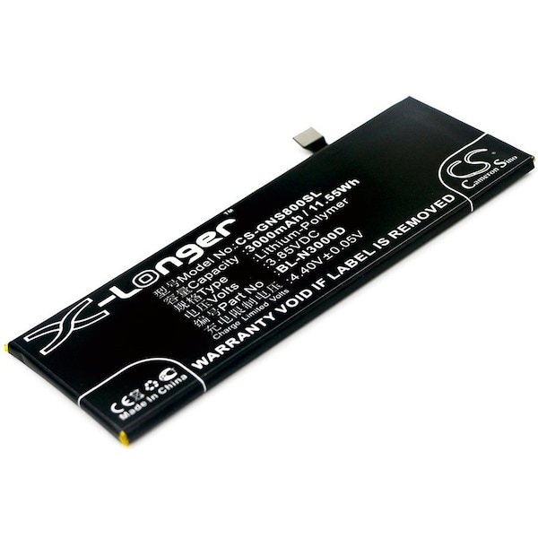 Bsc Preferred Gionee Elife S8 GN9011 GN9011L Mobile Phone Replacement Battery - CS-GNS800SL.2