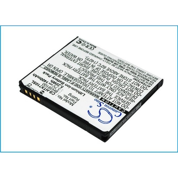 Bsc Preferred At&T Vivid 4G 1400mAh Mobile Phone Replacement Battery - CS-HTX710SL.1