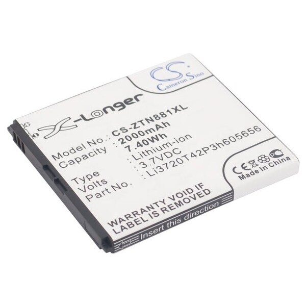Bsc Preferred ZTE Blade G2 N881F U819 V965 Mobile Phone Replacement Battery - CS-ZTN881XL