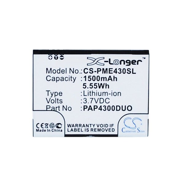 Bsc Preferred Prestigio MultiPhone 4300 Duo Mobile Phone Replacement Battery - CS-PME430SL