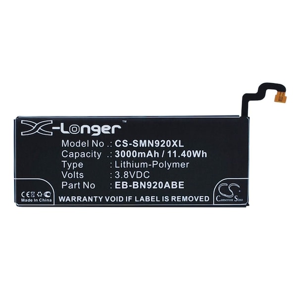 Bsc Preferred Samsung Dual Sim Galaxy SM-N9200 SM-N9 Mobile Phone Repl. Battery - CS-SMN920XL