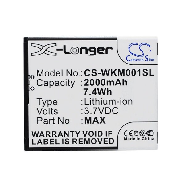 Bsc Preferred Wiko Rainbow 4G WAX Mobile Phone Replacement Battery - CS-WKM001SL.3