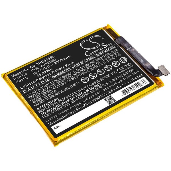 Bsc Preferred Neffos C9 Max TP7062 Mobile Phone Replacement Battery - CS-TPC910SL.1