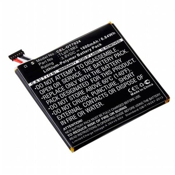 Dantona Dantona Industries CEL-OT7024 Replacement Cell Phone Battery for Alcatel TLP018B1 - CEL-OT7024