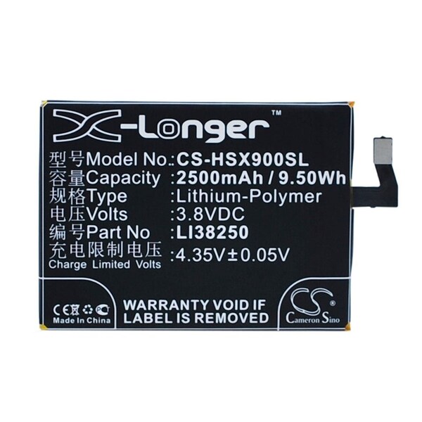 Bsc Preferred Hisense HS-X5T X5T X9T Mobile Phone Replacement Battery - CS-HSX900SL